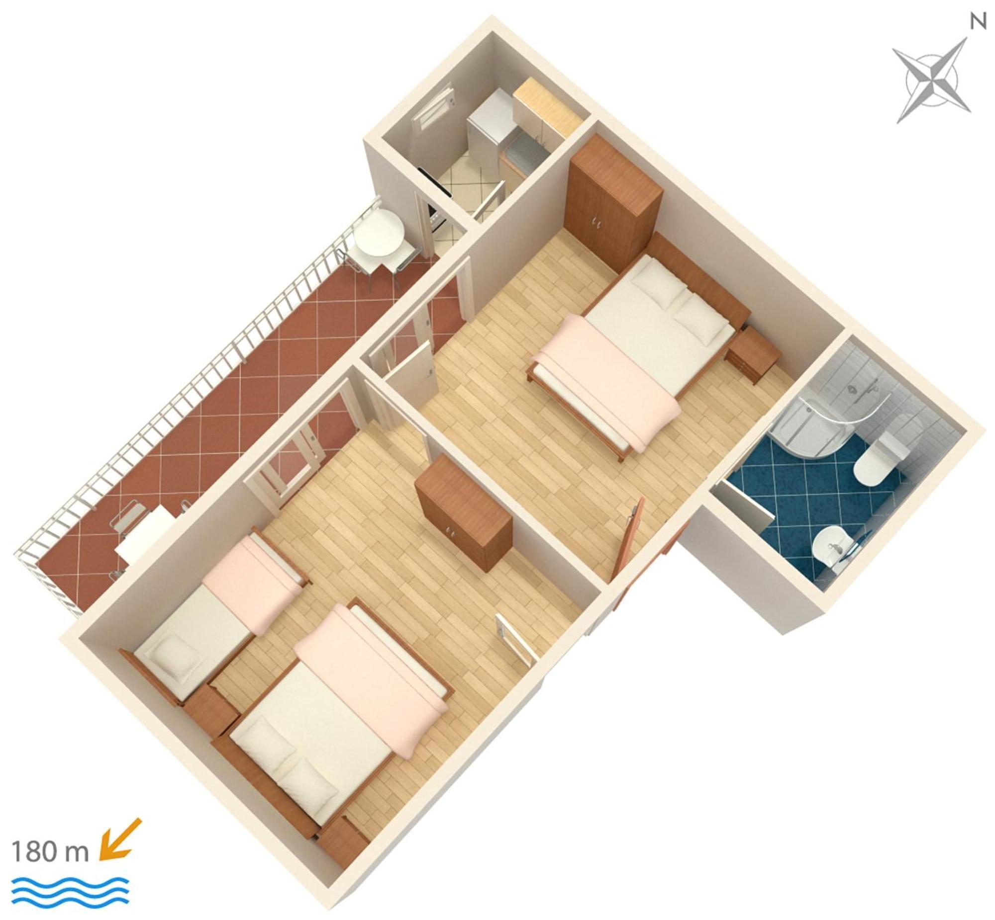 Apartments By The Sea Podaca, Makarska - 4734 מראה חיצוני תמונה